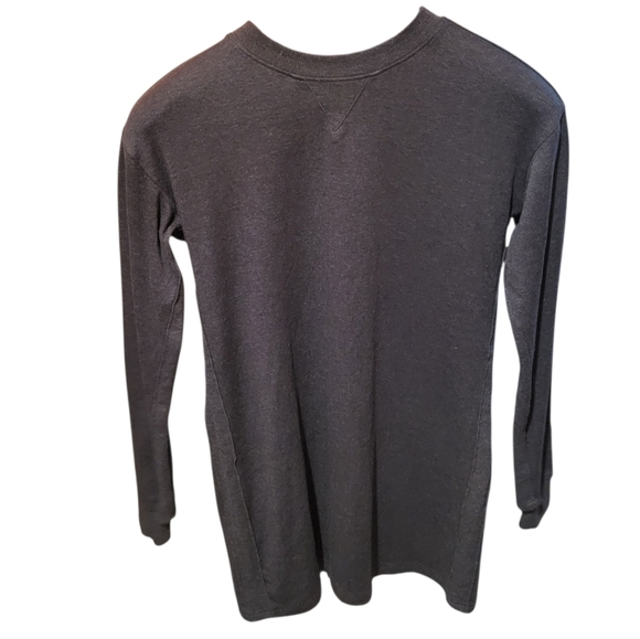 The Normal Brand Gray Long Sleeve Puremeso Weekender Sweatshirt Dress Size XS - Picture 3 of 8